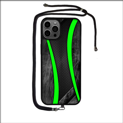 TPU Hülle mit BAND Kette Schutzhülle Cover Bumper Etui Silikon Motiv # 64