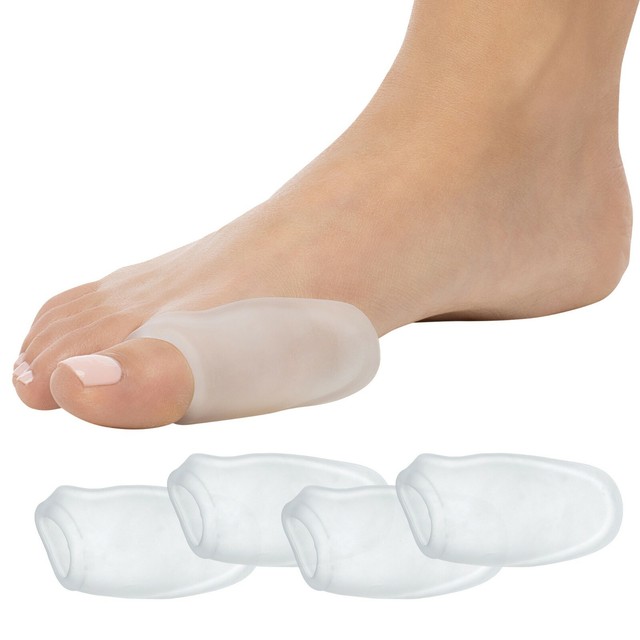 Bunion gel sleeves and toe spacers