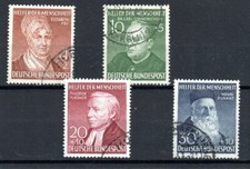 Lot De Fonds D’Aide Humanitaire RFA Allemagne De L’Ouest 1952 CDS SG 1082-85