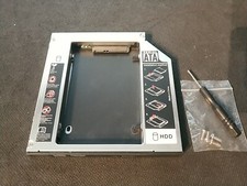 12.7mm Universal CD DVD-ROM Optical Bay SATA 2nd HDD Conversion Tray HDD Caddy