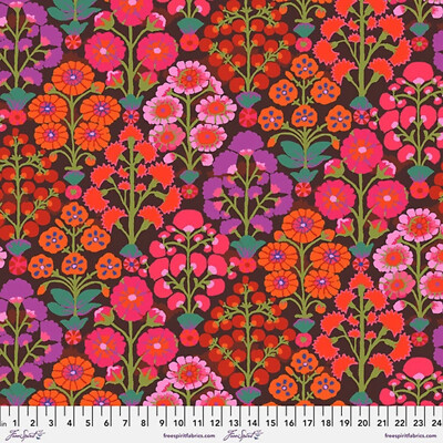 SPRAYS in RED, PINK ~ Kaffe Fassett 85 & Fabulous for Free Spirit ~ by-the-yard