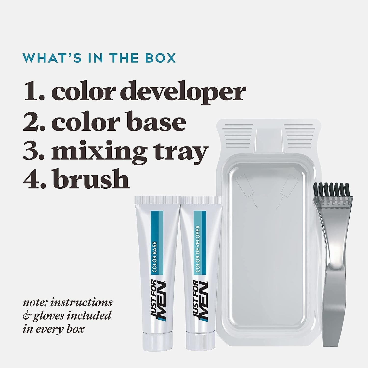 Just For Men Mustache & Beard, Beard Coloring Gray Hair Light Red Brown, M-27