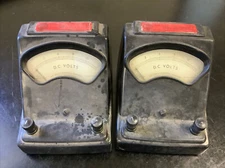Lot Of 2 W.M. Welch Scientific Company D.C Volt Meter No. 3031A