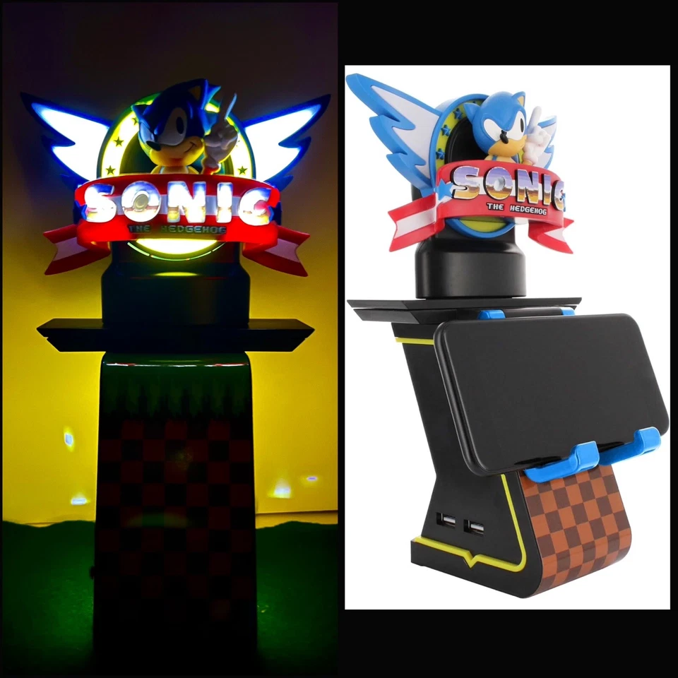 2023 Classic Sonic the Hedgehog Light-Up Ikon LED Controller/Phone Holder - Image 3 of 4