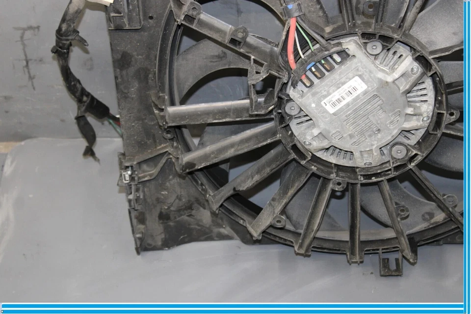 Conjunto de ventilador radiador de refrigeración del motor 10-19 Jaguar X250 XKR XJ XF fabricante de equipos originales Foto 4 de 4