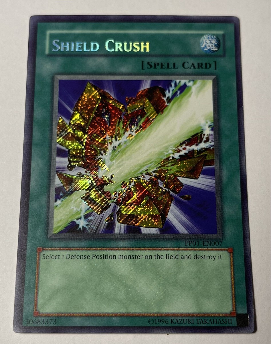 YuGiOh - Shield Crush - PP01-EN007 - Secret Rare Holo Bleed | eBay