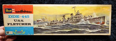 DDE 445 USS FLETCHER  1/300 REVELL / GUNZE  MODEL KIT VINTAGE