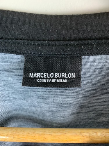 MARCELO BURLON x LAMBORGHINI Men's T-Shirt Size M Black Snake Print Logo Accent - Picture 6 of 13