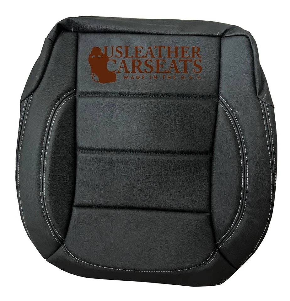 Cubierta de asiento de cuero inferior del conductor negra para Mercedes Benz ML350 ML400 2012-2015 Foto 3 de 4