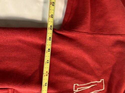 Vintage 80s Marlboro Hoodie Sweatshirt Mens M Red Pullover Pocket USA - Picture 6 of 8