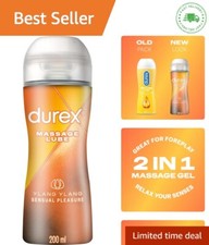 Image of Durex Play Sensual Massage Gel 2 in1 Water Based Lube Body 200ml Ylang Ylang
