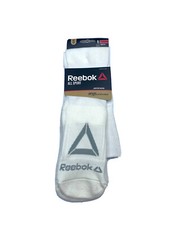 NEW Reebok Extra Small Youth Sz S 13-4 All Sport Moisture Wicking White Socks