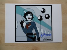 Tara McPherson autograph signed 20x30 cm picture