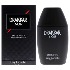 Drakkar Noir by Guy Laroche Eau de Toilette Spray Fragrance for Men, 6.7 oz