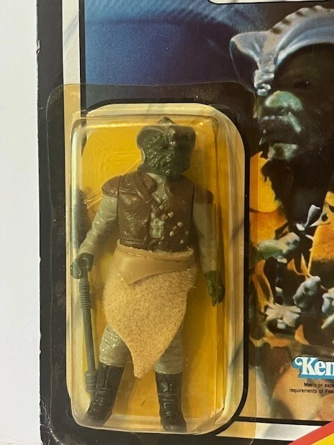 Figura de acción Klaatu Star Wars 1983 Kenner Sin usar, en caja, Return Jedi SELLADA Jabba de colección BMC1 Foto 2 de 4