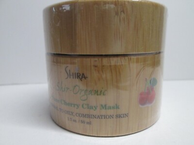 SHIRA SHIR organic pure cherry clay mask combination skin NEW  1.7oz/50ml 