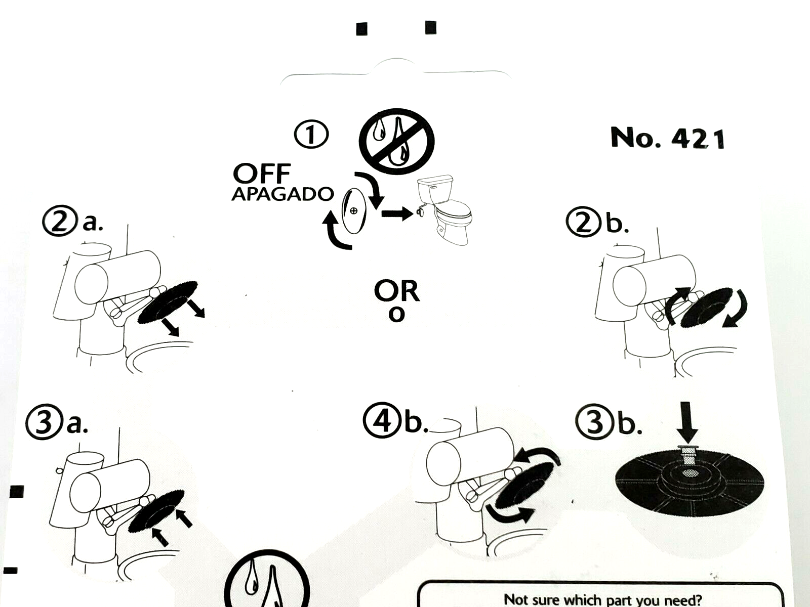 Korky 421 Screw On & Snap On Seat Disc Fits Specific American Standard