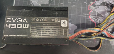 EVGA 430W 80 PLUS Power Supply - Tested - Working perfectly 