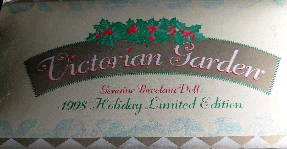 1998 Limited Edition Victorian Garden Porcelain Doll Holly for