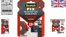 Scotch-Fix Double-Sided Weather Resistant Mounting Tape 19mm x 5m - Holds 13kg