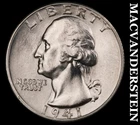 1941-D Silver Washington Quarter - Choice Gem Brilliant Uncirculated++++  #M9474