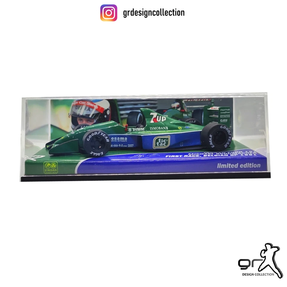 Michael Schumacher - Jordan Ford 191 - F1 Belgian GP 1991 / Altaya - IXO / 1:43 - Immagine 2 di 4