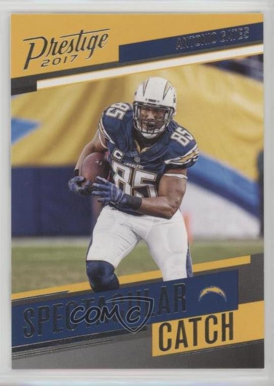 2017 Panini Prestige Spectacular Catch Antonio Gates #21 HOF 2xd