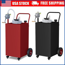 303540 Gallon Gas Caddy W Pump Portable Fuel Gasoline Diesel Transfer Tank