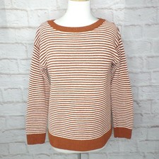 Jones New York Signature Women Brown Pullover Sweater size S