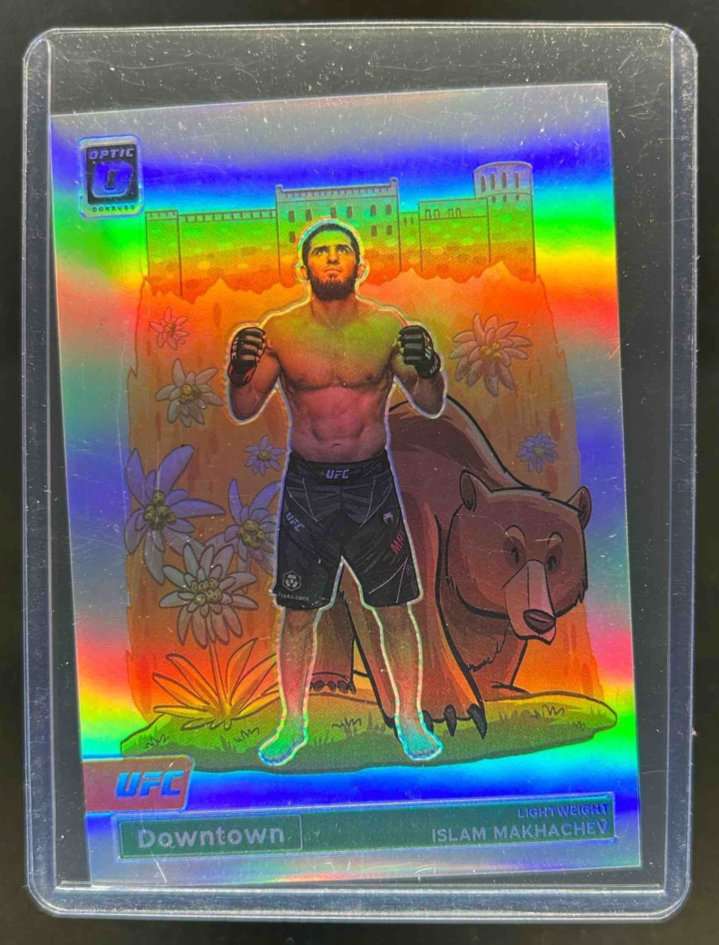 2023 Donruss Optic UFC Islam Makhachev Downtown! SSP #3