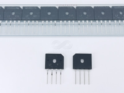 10PCS GBU8005 LITEON Single Phase Bridge Rectifier 50V 8A/3.2A Diode GBU 4-SIP