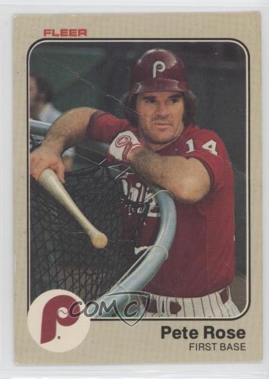 1983 Fleer Pete Rose #171 1j01