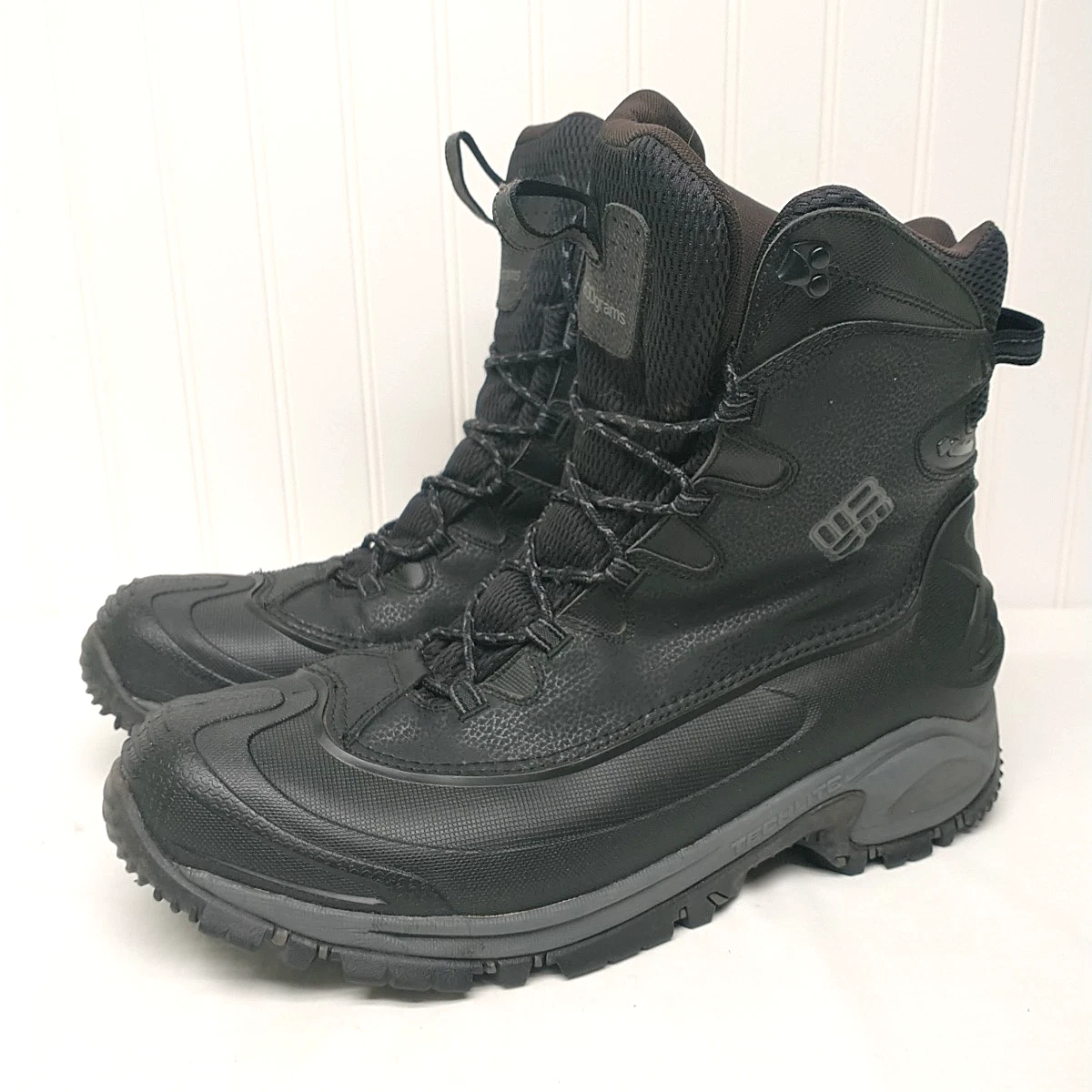 Columbia Bugaboot Black Men Sz 15 Snowtrek Waterproof Boots BM1572-010 200 gram