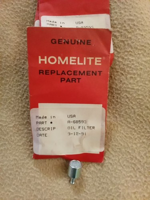 #ad #ad Homelite Oil Filter Replacement Part A 68593 $9.49