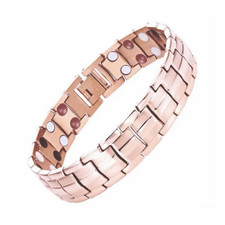 Magnetic Therapy Stainless Steel Link Bracelet for Wrist, Unisex