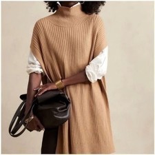 Banana Republic Mock Neck Poncho Sweater - M/L - New
