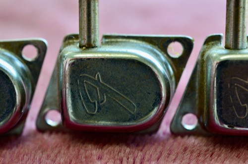 Vintage 1968 1969 Fender Stratocaster "F" Tuners 1967 Telecaster Strat Tele 1970 - Picture 8 of 13