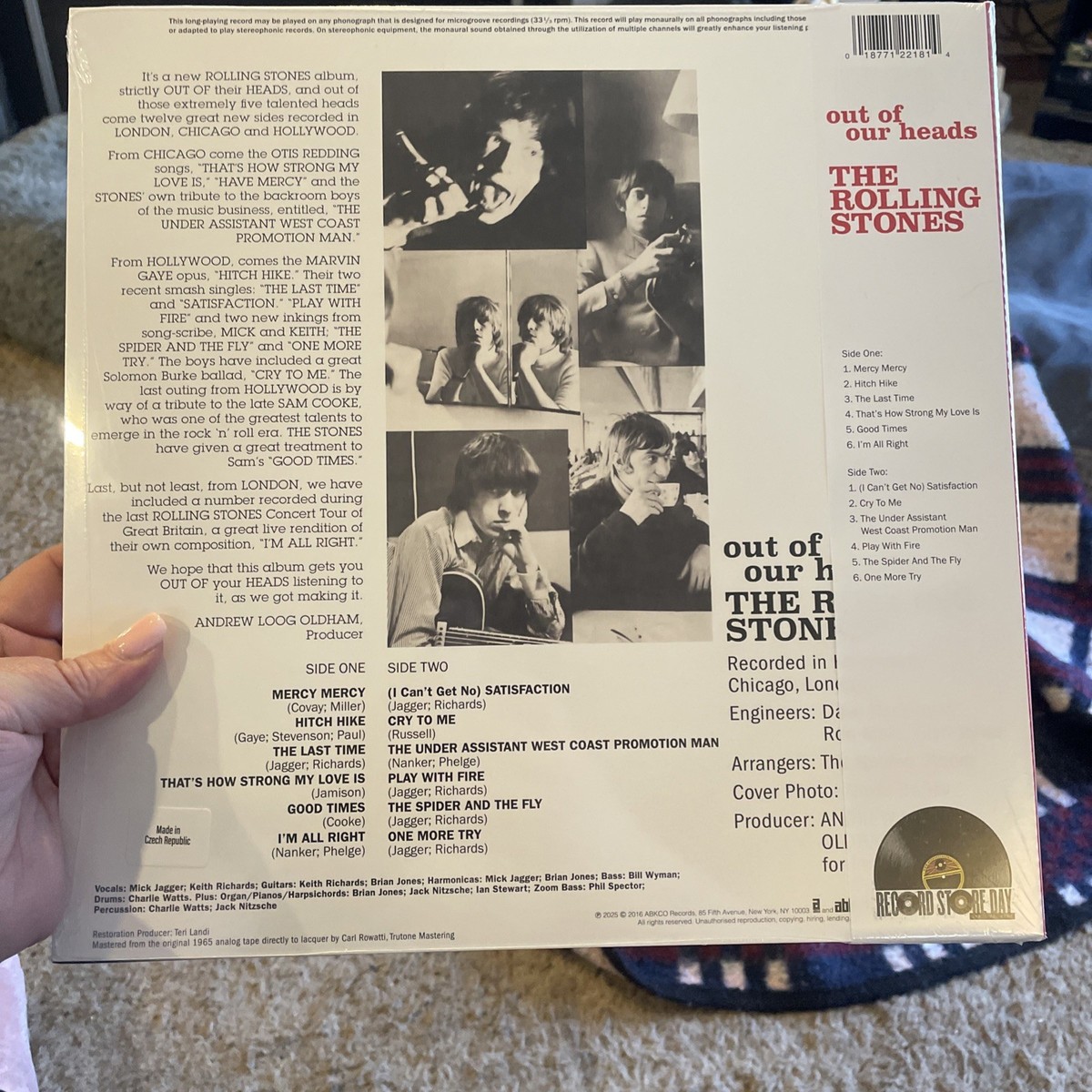 Rolling Stones　Out Of Our Heads アナログLP盤 Out Of Our Heads (Us Version)【2025 RECORD STORE DAY 限定盤