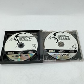 Sega Saturn Soft Azel Panzer Dragoon Rpg Case With Manual Working Item Ss