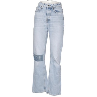 H&M, Jeans, Größe: 34, Blau, Baumwolle, Einfarbig, Denim, Damen #HVH