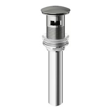 Bathroom Sink Pop-Up Drain 1-3/4 with Overflow in Brushed Nickel