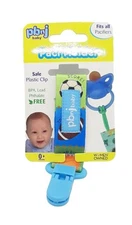 Paci Holder Blue Boys Sports Theme Babies Pacifier Holder