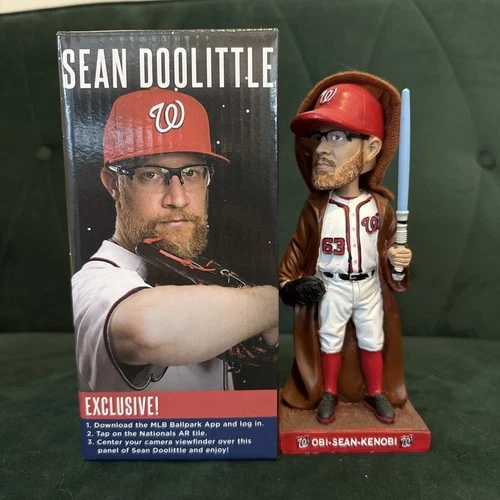 Sean Doolittle Washington Nationals Star Wars Obi Sean Kenobi Bobblehead 2019