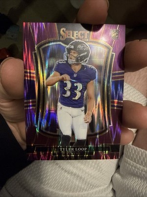 2025 Panini Select - Premier Level Tyler Loop #161 Purple Shock Prizm /699 (RC)