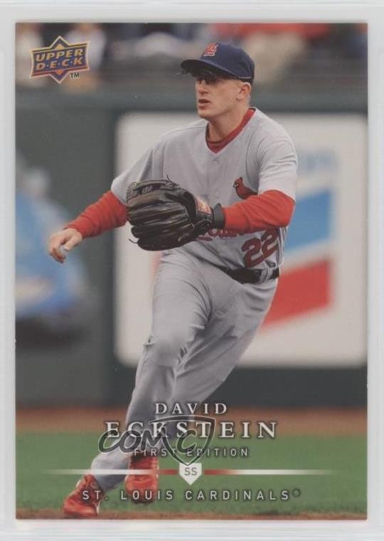 2008 Upper Deck First Edition David Eckstein #55 1r0