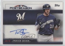2019 Topps Postseason Performance Auto /50 Travis Shaw #PPA-TS Auto 13iq