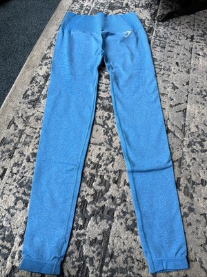 Gymshark Women's Vital Soft Sculpt Seamless Leggings DH3 Blue Small NWT