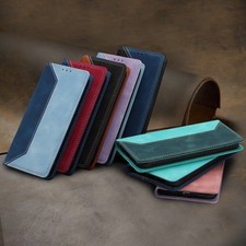 Splice Leather Wallet Phone Case For Sony 1 5 10 V VI Itel S23 S25 Ulefone 19 20