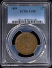 1854 Braided Hair Large Cent — photo from another recent sale