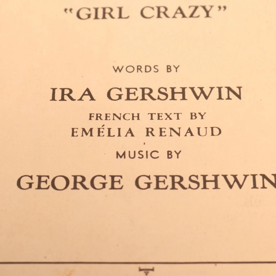 Partituras de voz para piano Embraceable You Gershwin 1949 Nuevo Mundo Foto 2 de 4